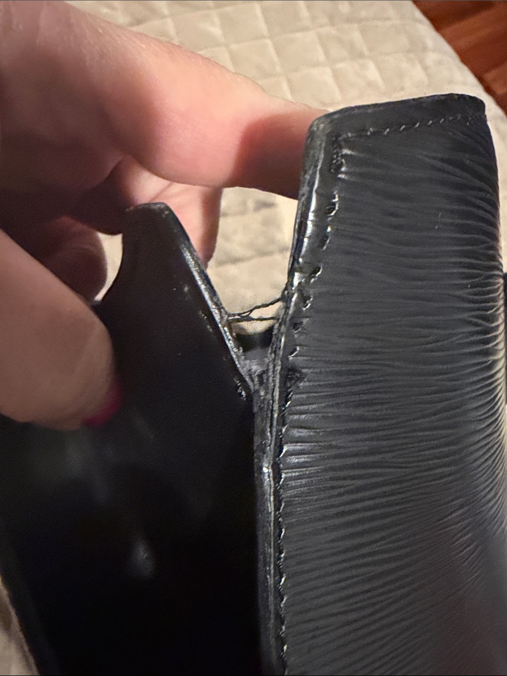 Louis Vuitton Black Epi Leather Tote - Picture 8 of 9